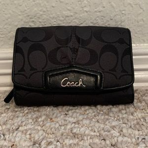 Coach Slate / Black Wallet